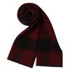 Pure wool men's plaid scarf blue 2025 people thickened to keep warm autumn and winter business leisure scarf tide