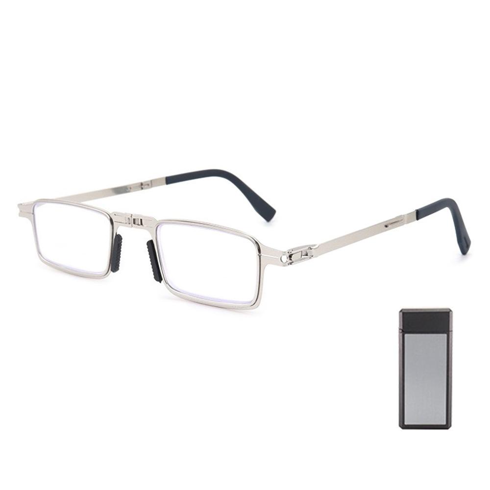 Blue Ray Blocking Anti-Blue Light Reading Glasses Folding Portable Optical Spectacle Eyeglass Eye Protection With Glasses Bag