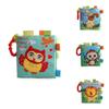 New Baby Cloth Book Hand Book Early Education Puzzle Toy With Sound Paper Cloth Book Bag Lt4960 Owl 0.02kg