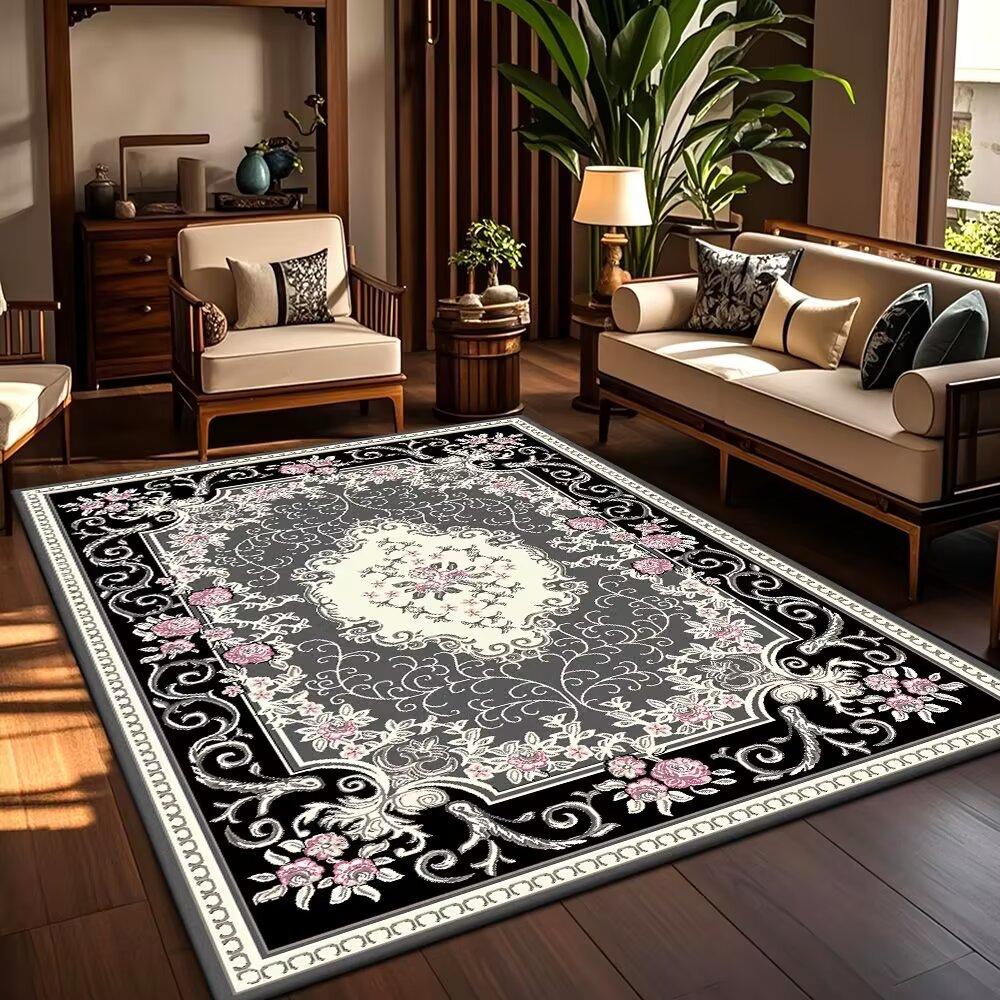 

Ковер для гостиной, дивана, журнального столика, ковер для спальни, прикроватный, износостойкий и противоскользящий ковер 80 * 120cm