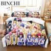 3D Print Anime Angel Beats Bedding Set Duvet Cover Bed Set Quilt Cover Pillowcase Comforter king Queen Size Boys Adult Bedding