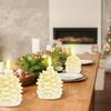 1Pcs Flameless Led Candle For Home Christmas Party Wedding Decoration pinecone Electronic Battery-Power Tealight Candles