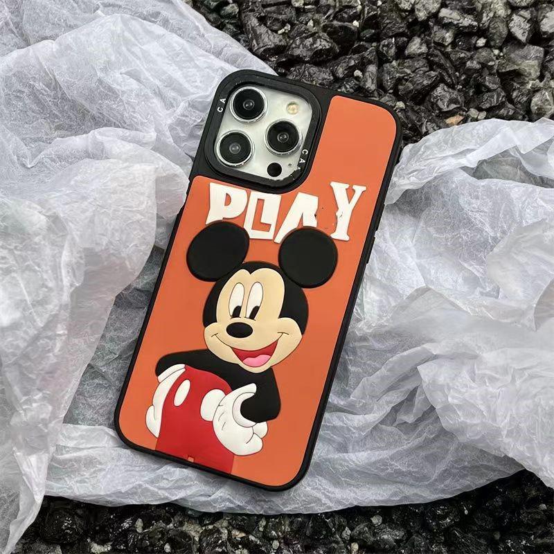 

3D Cartoon Striped Silicone Case for iPhone 11/15 Pro Max iPhone 13 Pro Max