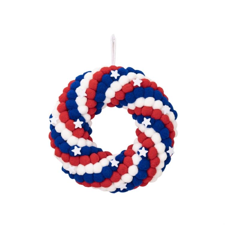 

4th of Julys Wreath for Front Door Memorials Day Independences Day Decorations 1