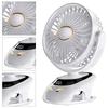 Portable Clip on Fan Rechargeable USB Desk Fan Quiet Personal Fan 360 Degree Rotation Small Cooling Fan for Home Office Camping