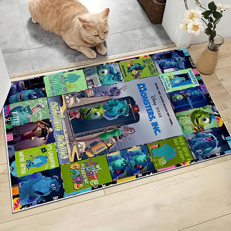 Custom Name "Aladdin's Magical Adventure" Carpet Rug Customizable Soft Washable Anti-Slip Home Living Room Sofa Mats Personalized Rug. 0909187