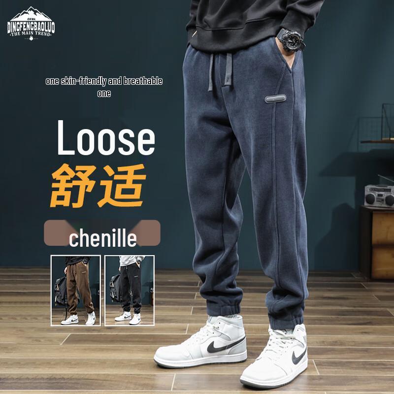 

Dingfengbaoluo Men s Corduroy Jogger Pants K901 M