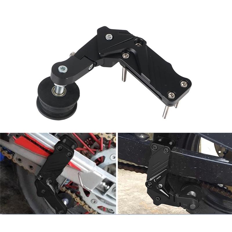 AUTO Universal Motorcycle Chain Tensioner, Wide Chain Anti-Slip Device, Automatic Adjustment Wheel