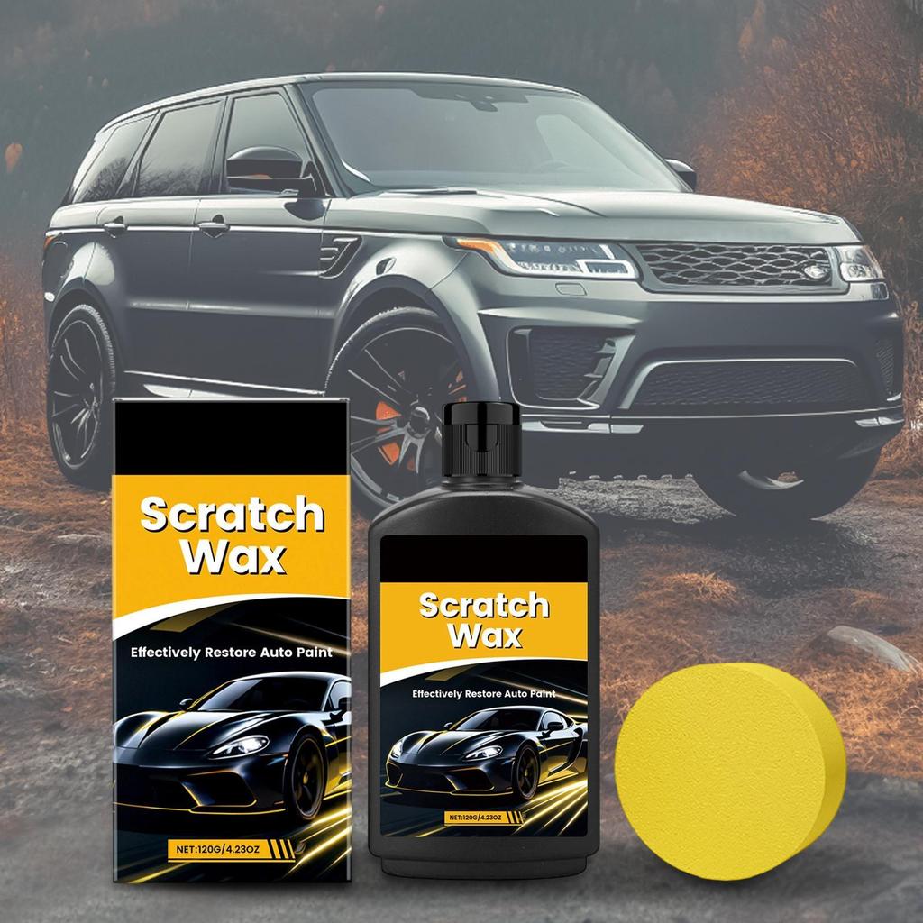 Car Scratch Repair Wax 4.23Oz Professional Paste Cream Paint Polishing Detailing Care Car Polish Wax Cleaning Exterior Body