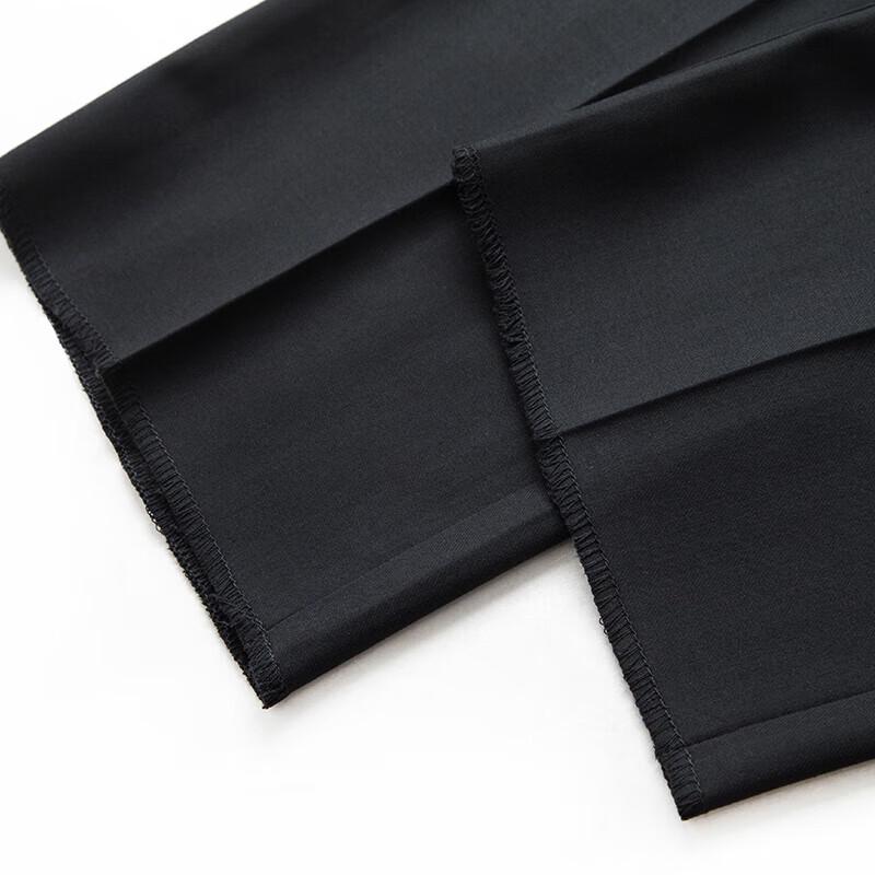 ROMON Men's Straight Leg Wrinkle-Free Business Casual Trousers