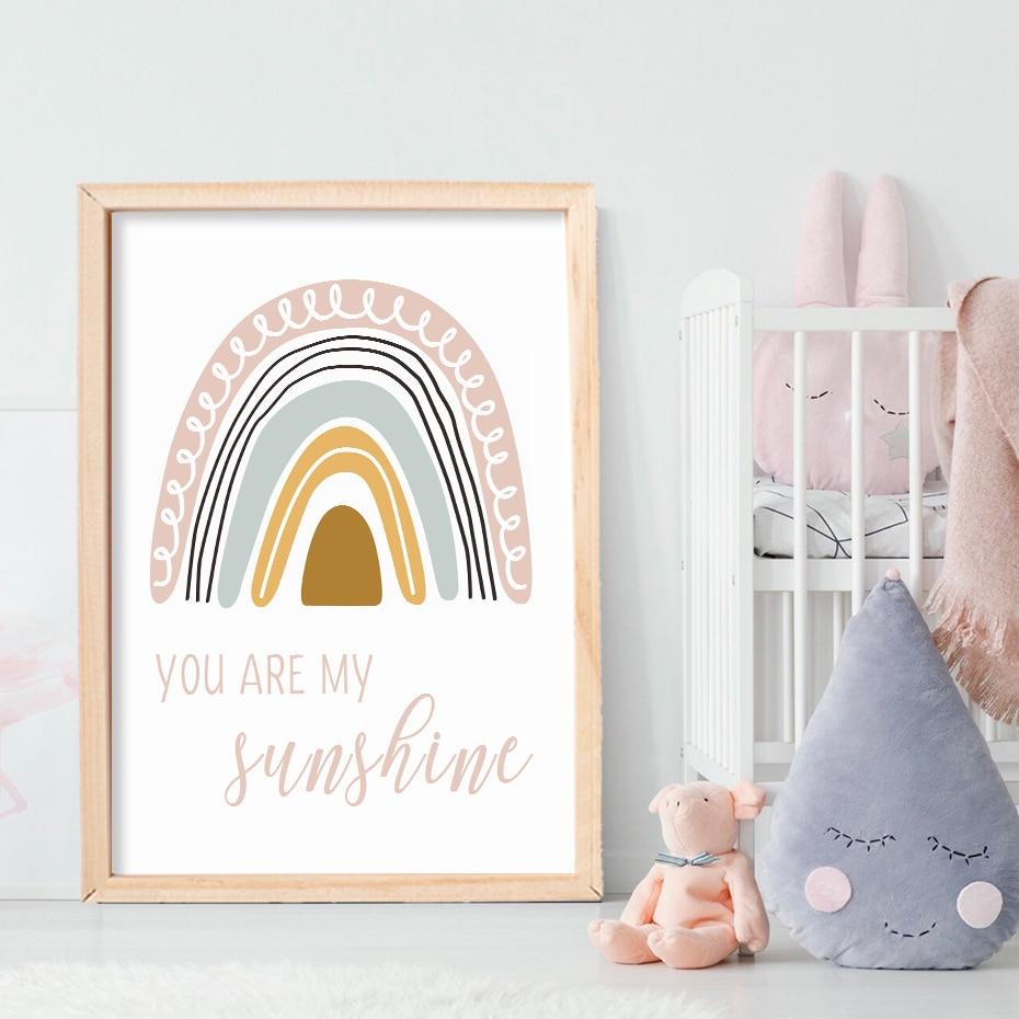 Printable Wall Art Nursery Quote Boho Nursery Decor Nursery Poster Kids ...