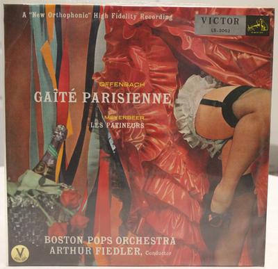 LP Record ARTHUR FIEDLER BOSTON POPS ORCHEST  Offenbach The Joy of Paris  Maihe LS2093 VICTOR 1954 Japan Classical Used