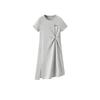 Semir Women's Slimming Knot Slit T-Shirt Dress