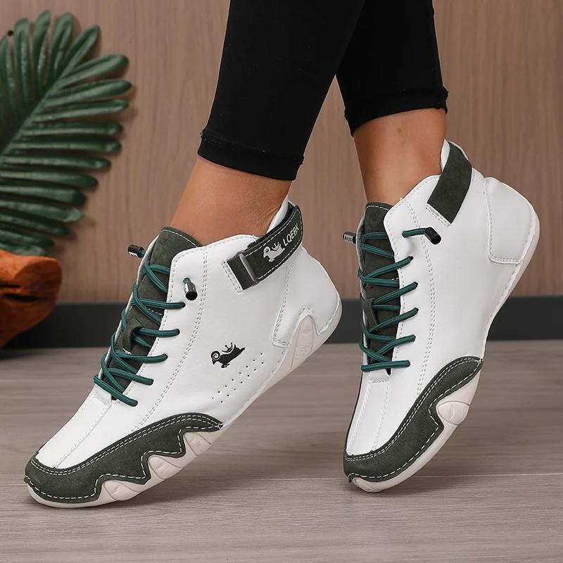 

Summer Female Designer Sneakers Breathable Comfortable Soft Soled Lazy Loafers Office Commuting Versatile Women s Ankle Boots 44