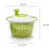 Multifunction Manual Salad Spinner Dryer Vegetable Fruit Food Dehydrator Quick Drying Kitchen Household Vegetable Dehydrator