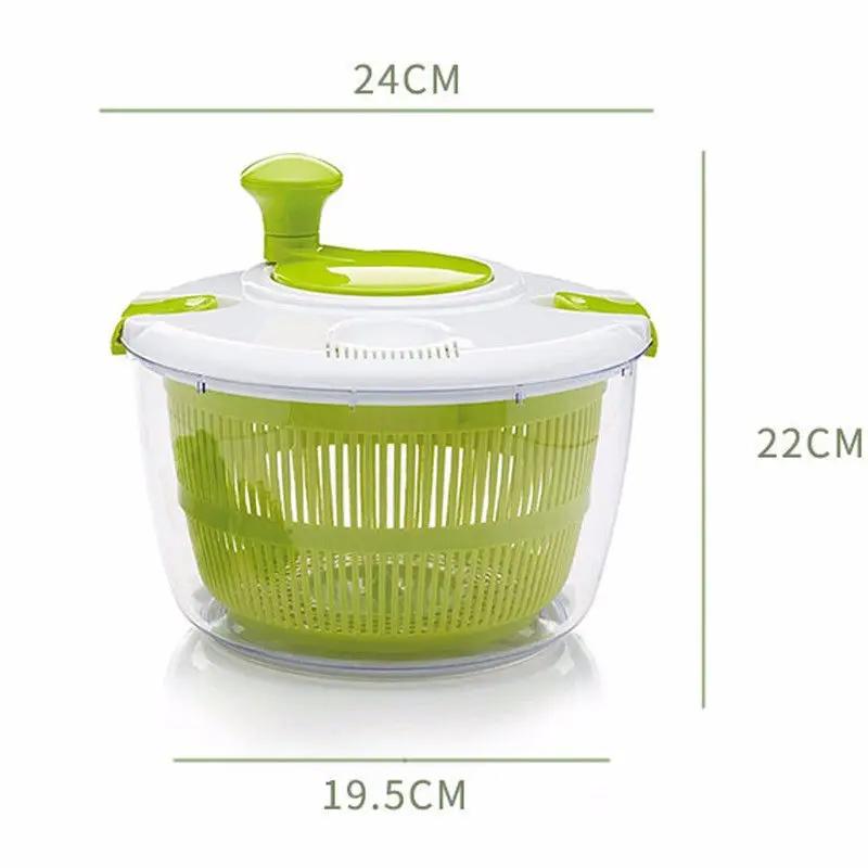 Multifunction Manual Salad Spinner Dryer Vegetable Fruit Food Dehydrator Quick Drying Kitchen Household Vegetable Dehydrator