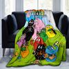 1pc, Barbapapa Rainbow Family Blanket, Soft Throw for Home Decor, Couch Cover, Outdoor Use, Travel, Camping, Car, Beach, Office Nap, Perfect Gift for