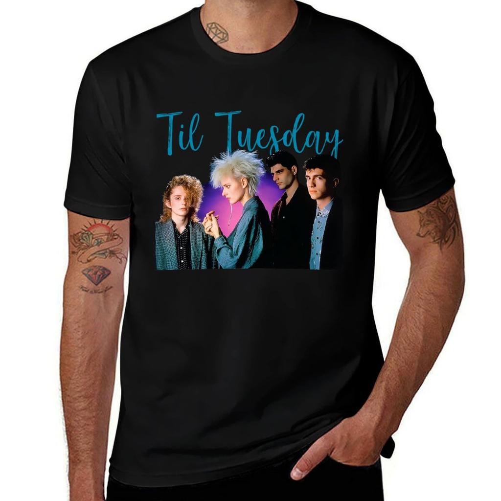 Tiltuesdayclassic T-Shirt Einfaches lässiges Kurzarm-T-Shirt