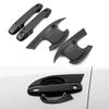 As Pictures Showing Carbon Fiber Door Handle Cover Carbon Fiber Material Dust Proof High-quality Texture Scratch Resistant