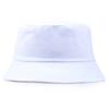Solid Color Black Foldable Bucket Hats Beach Sun Hat Street Headwear Fisherman Hat Outdoor White Cap for Men and Woman