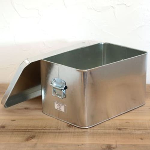 15kg Tin Rice Box, Toolbox, Storage Box, Made In Japan, Matsunoya