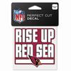 Wincraft Perfect Cut 10x10cm Autocollant NFL Teams Slogan
