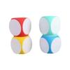 6cm Eco-friendly EVA Erasable Dice with Rounded Corners - Educational Toy & Teaching Aid for Children, Available In Various Styles