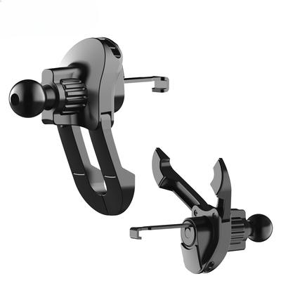 1PC 17mm Ball Head Car Air Vent Clip for Car Phone Holder Mount Universal Car Air Outlet Hook Clamp for Mobile Phone GPS Brackets