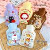 Cute Cartoon Mini Hot Water Bottle - Portable Flocked Hand Warmer for Students and Girls