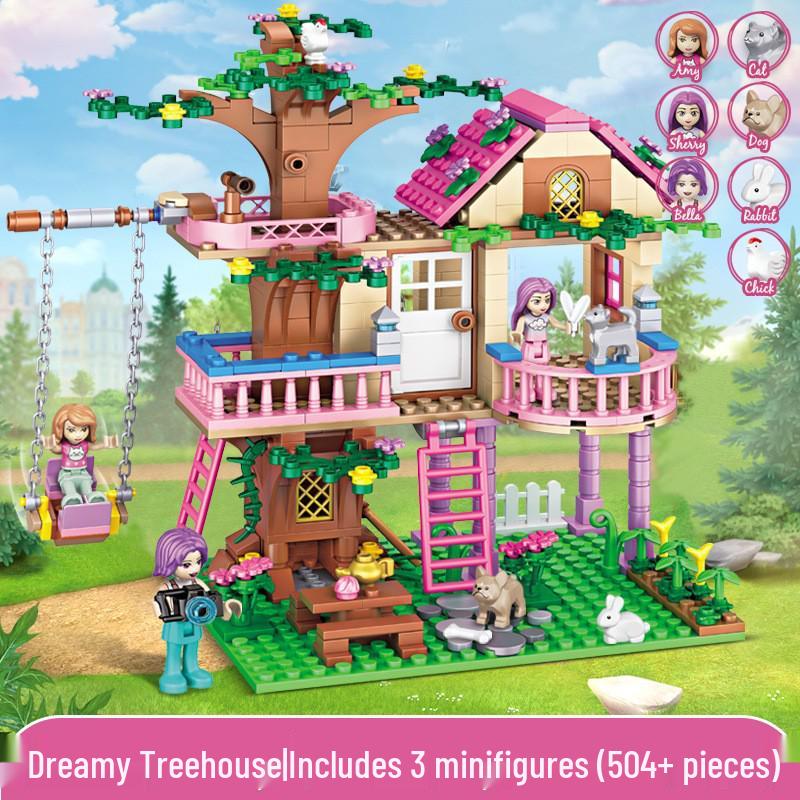 Chaobao 7652 Dream Treehouse Princess Castle Building Blocks Toy Set