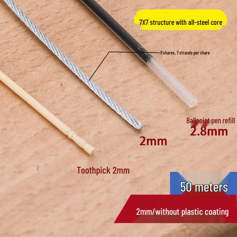 

2mm Galvanized Steel Core Safety Rope
