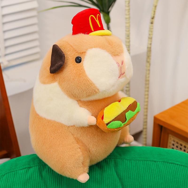 

Милая мультяшная плюшевая игрушка морская свинка-гамбургер - глупая и очаровательная кукла-подушка 35cm 0.35kg