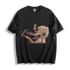 Hatsune Miku Sakura Moon T-Shirt - Floral Circle Bloom Pose Design Unisex Tee