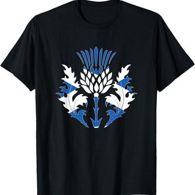 Scottish Flag Thistle S Scots Emblem Of Scotland T Shirt