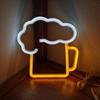LED Neon Bar Signs Neon Sign Wedding Bedroom LED Signs Beer Shaped Neon Signs LED Neon Signs For Family Dual Power Supply