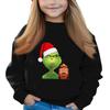Christmas Day Girls Round Neck Pullovers For Kids Printed Baby Tops
