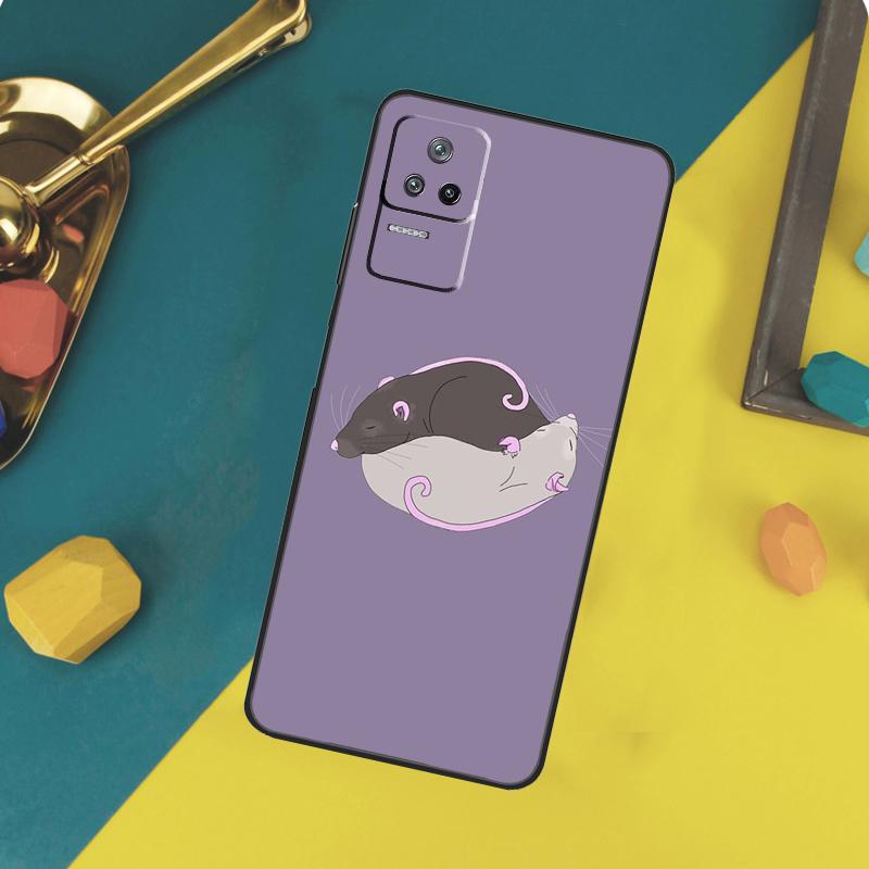 Cute Rattie Rats Case For Xiaomi 13 14 15 Ultra 11T 12T 13T 14T Pro POCO X7 Pro X3 X5 X6 F5 F6 M6 Pro Funda
