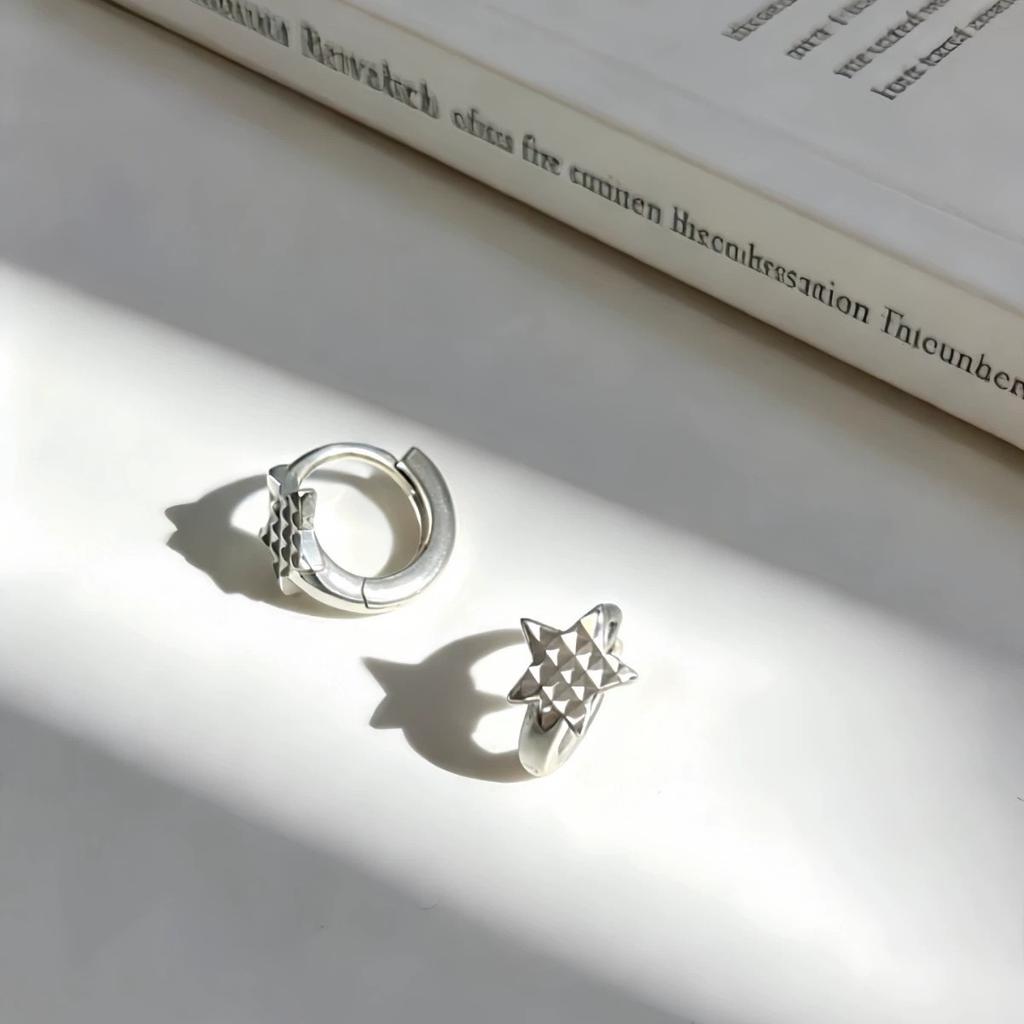 Factory  S925 Sterling Silver 6mm Small Stackable Earring for Women Daily Wear Cartilage Hoop Earring Piercing Jewelry