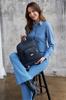 Spacious women's backpack made of eco-leather - Peterson