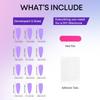 Long Pointed False Nails - European & American Hot Girl Style Wearable Nail Art Patches