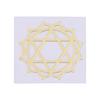 7 Pcs Sacred Geometry Metal Stickers Delicate Flower of Life Chakras Stickers Pyramid Meditation Art Resin Filler Supply