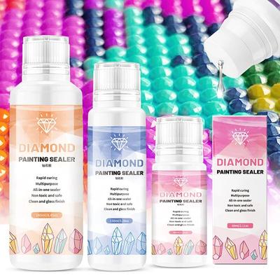 60-150 ml Diamond Painting Sealer 5D Diamond Painting Art Glue Lepidlo s efektom lesku na diamantové maľby