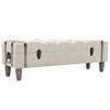Day and Night - Day and Night Solid Wood and Steel Storage Bench 111x34x37 Cm