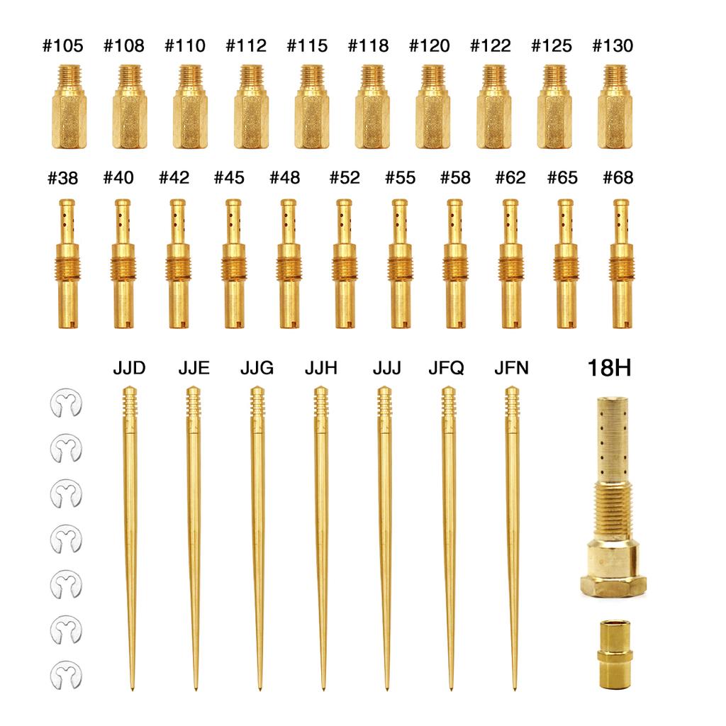 ZSDTRP PE 26-28 PWK 21-34 Carburetor Super Presisi Repair Kit with Slide Needle Pilot Main Jet Niddle House
