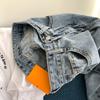 Women's High-Waisted Wide-Leg Jeans - Slimming, Flattering, Floor-Length, Autumn 2021.