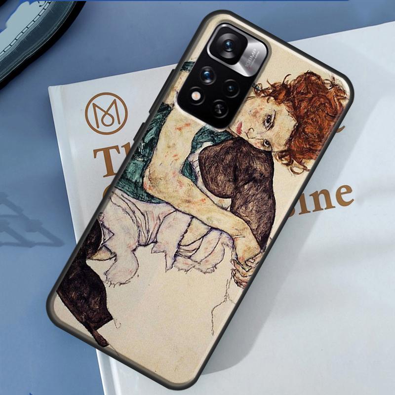 Egon Schiele Case For Xiaomi Redmi Note 14 13 11 9 10 12 Pro 9S 10S 11S 12S Redmi 10C 12C 13C 14C Cover
