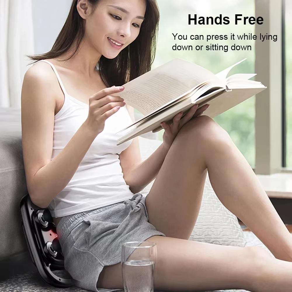 Fascia Gun Massager Six-head Fascia Gun Massager For Back Waist Legs Body Shoulder High Frequency Professional Muscle Relaxation