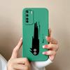 For Oppo F15 F17 Pro Phone Case Coconut Tree Soft Smooth Liquid Silicone Bumper For Oppo F 15 F 17 Camera Protection Back Cover