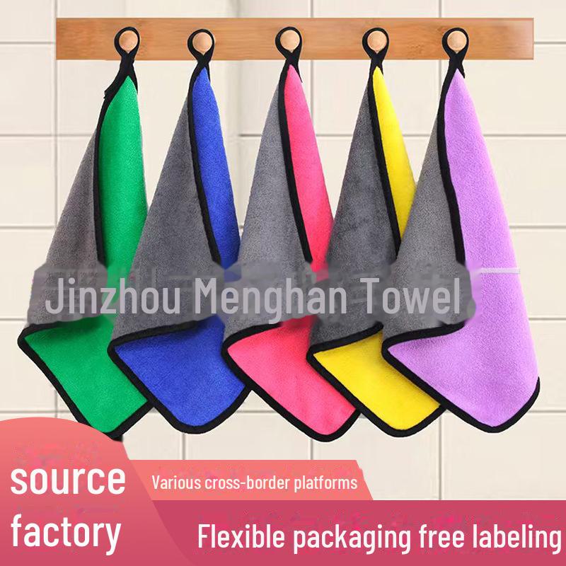 Composite AB Scrubbing Towel - Thickened Multi-Purpose Cleaning Cloth for Kitchen, Dish, and Housework.