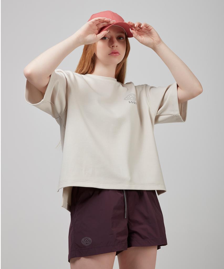 SSQR Women'S Short Sleeve T-Shirt Sesk_01_Beige